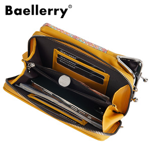 กระเป๋าใส่โทรศัพท์สำหรับผู้หญิง Baellerry กระเป๋าสะพายข้างขนาดเล็กทรงสี่เหลี่ยมแนวตั้ง 7 นิ้ว สีสันตัดกัน พกพาสะดวก ใช้ได้ทุกวัน - Product Image 2