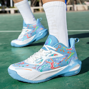Fashion Mens Breathable Mesh Basketball Style <b>Shoes</b> Sneakers Indoor Outdoor Sports Training Basketball <b>Shoes</b> Casual Sports <b>Shoes</b> - Product Image 2