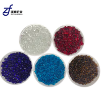Perles en verre recyclé écologiques transparentes - Perles d'espacement de haute qualité de tailles personnalisées pour bracelets DIY |   Certifié CE Global