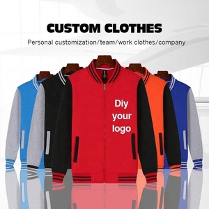 Vestes de baseball à fermeture éclair en tissu de coton de Style de mode mondiale vestes pour hommes grandes/grandes vestes de Sport de golf de Sport - Product Image 2