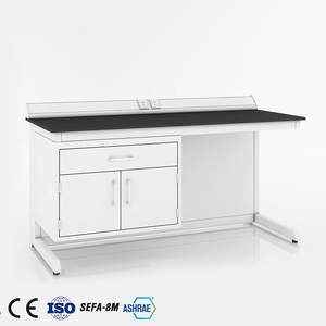 سيفا 8M معتمد علقت مجلس الوزراء طاولة المختبر أثاث المعمل معدن طاولة عمل من الفولاذ المقاوم للصدأ طاولة عمل - Product Image 5