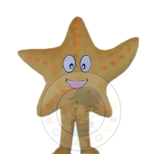 Gold yellow sea starfish mascot costume/custom mascot/costume