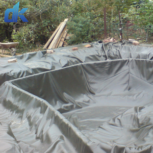 Géomembrane HDPE LDPE noire de 0,75 mm 1,0 mm pour bassin de poissons et crevettes, revêtement de bassin artificiel pour décharge et aquaculture - Product Image 3