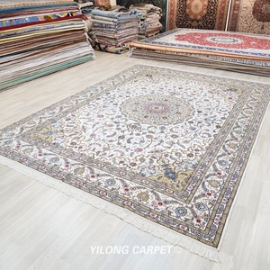 Yilong 9 'x 12' Oriental Ba Tư lụa thảm lớn huy chương truyền thống làm bằng tay thảm tại Trung Quốc - Product Image 3