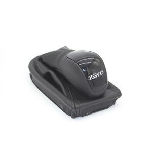 Mercedes-Benz Gear <b>Shift</b> <b>Knob</b> Black Leather Ergonomic Automatic Transmission W211 S211 Fitment - Product Image 1