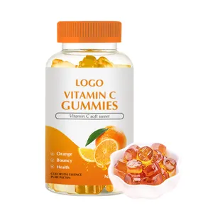 อาหารเสริม VC ลูกอมเหนียว ผงเพคตินวิตามินซี Gummies ทุกวัน