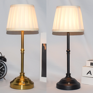 Đèn bàn không dây, đèn ngủ vải, đèn LED cảm ứng sạc lại, trang trí đám cưới nhà hàng châu Âu cổ điển sang trọng, tùy chỉnh quà tặng - Product Image 6