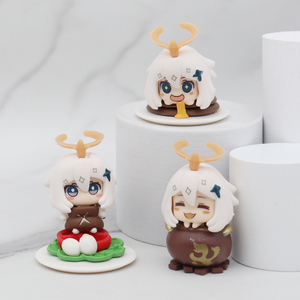 Wholesale eat food Game Character japanese anime girl figures Toy Blind box <span class=keywords><strong>genshin</strong></span> <span class=keywords><strong>impact</strong></span> paimon figure - Product Image 4