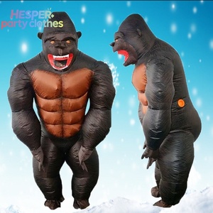 Costume gonflable HESPER Halloween Echo pour adulte, costume de poupée de dessin animé amusant, accessoires de performance pour fête cosplay, pour hommes - Product Image 1