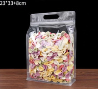 Sac sous vide alimentaire en plastique transparent Portable, prix de gros, sac de grains de haricots, noix, emballage de pesage