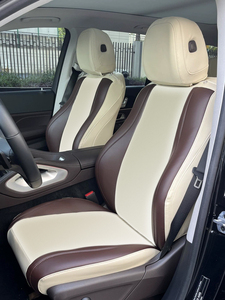 Custom Made <span class=keywords><strong>per</strong></span> accessori auto coprisedile 5 posti in pelle di lusso misura <span class=keywords><strong>per</strong></span> Mercedes Benz GLE 450 350 G580 550e GLS 400 - Product Image 2