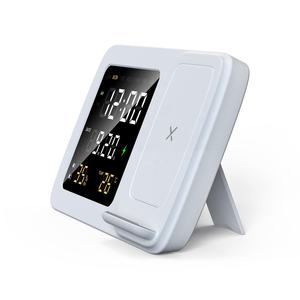 Top meilleure vente dans le monde téléphone Portable Digitital réveil chargeur sans fil Pad pour <span class=keywords><strong>Iphone</strong></span> - Product Image 2