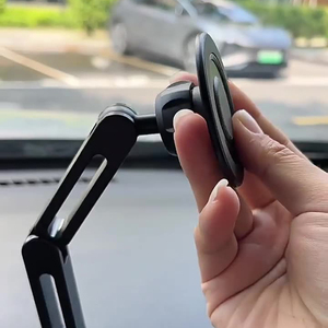 ที่วางโทรศัพท์ในรถพลาสติกแบบพับได้แม่เหล็กแข็งแรงสำหรับแดชบอร์ดระบบนำทาง GPS และโทรศัพท์มือถือ - Product Image 4