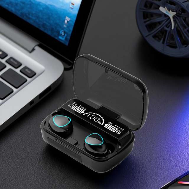 Audifonos M10 Wireless Earbuds Top Selling In-Ear Headphones Power Bank Non-Noise Cancelling TWS Earphones Headphones