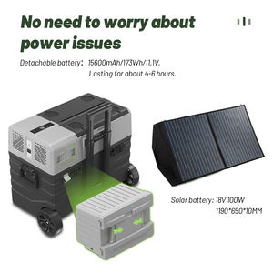 Enx42 Groothandelsprijs Alpicool Zonne-Energie Camping Koelkast Vriezer Ac Dc 12V Compressor Auto Koelkast Glijbaan <span class=keywords><strong>3</strong></span> <span class=keywords><strong>Way</strong></span> Camping Koelkast - Product Image 3