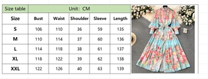 Abito Mini Stile Corte Francese LE1937, Primaverile da <span class=keywords><strong>Donna</strong></span> con Cintura, Stampa Floreale, Snellente, per Vacanze, Fluido, Tessuto Naturale, Abito da Sera - Product Image 6