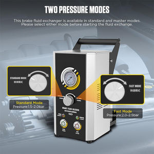 Kit de purge de frein automatique professionnel 100V-240V dispositif de purge de frein électrique avec 7 pièces adaptateur de maître-cylindre outils de véhicule - Product Image 2