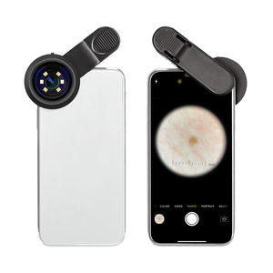 IBOOLO Mini DE-300 <span class=keywords><strong>Dermatoscope</strong></span> 6X Grossissement Polarisé Non Polarisé Lumière Manuel Électrique Acier pour la Détection du Cancer de la Peau - Product Image 1