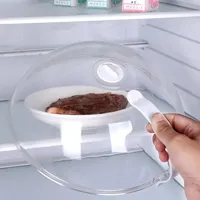 Couvercle d'éclaboussures de micro-ondes Visible transparent pour couvercle de protection des aliments avec évents de vapeur couvercle de prévention des mouches