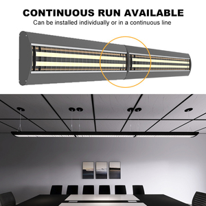 Led Tube Đèn Treo Linear Đèn 40W 50W Led Batten Ánh Sáng Cho Văn Phòng - Product Image 5