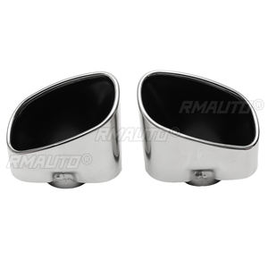 Par de Tubos de Escape Dobles Cromados con Punta de Silenciador de Acero Inoxidable para BMW X5 E70 2008 2009 2010 2011 2012 2013, Accesorios para Auto - Product Image 5