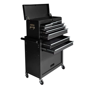 Carrito de Herramientas de 8 Cajones con Ruedas, Gabinete de Acero Resistente con Cerradura, Carro Utilitario Multifuncional de Luxmars - Product Image 2