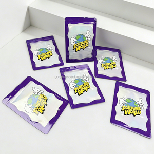 Custom Printing Your Own logo Food Edible Resealable Smell Proof Stand up Pouch Packaging 3.5g 7g 1oz 1lb Mylar Bag With Zipper - Product Image 1