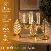 Lampe de table rechargeable populaire pour restaurant, bar, chambre, veilleuse, lampe de bureau LED en métal à commande tactile