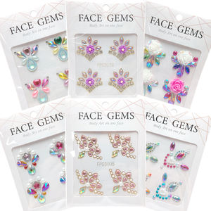 Lindas pegatinas decorativas DIY para pintar tatuajes <span class=keywords><strong>en</strong></span> cejas, cara y <span class=keywords><strong>frente</strong></span> para niñas, adolescentes y niños. - Product Image 5