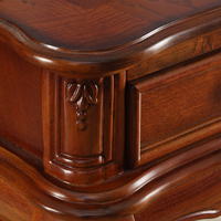 Bureau d'ordinateur vintage de style américain, bureau d'écriture, bureau de style antique en bois massif, table console, mobilier de bureau