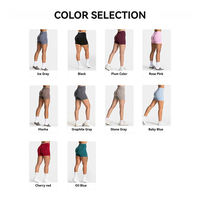 Shorts Deportivos Sin Costuras para Mujer, Cintura Alta, Levanta Glúteos, Sin Dobladillo Enrollado, para Yoga, Gimnasio, Correr, Entrenamiento, Ciclismo, Ropa Deportiva