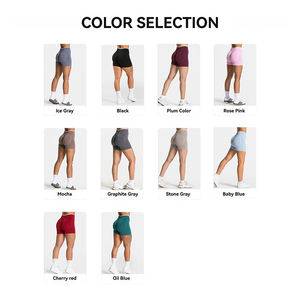 Shorts Deportivos Sin Costuras para Mujer, Cintura Alta, Levanta Glúteos, Sin Dobladillo Enrollado, para Yoga, Gimnasio, Correr, Entrenamiento, Ciclismo, Ropa Deportiva - Product Image 5