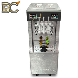 Machine à glace molle professionnelle à double/simplé compresseur, 3 saveurs, pour la vente - Product Image 1