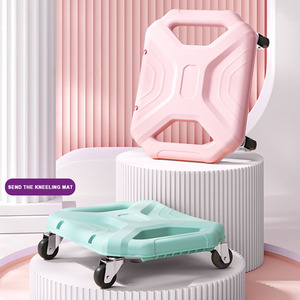 Bunnyhi jfb003 Trang chủ thiết bị tập thể dục lõi đào tạo cơ bụng bánh xe AB tập thể dục 4 bánh xe tấm trượt đĩa - Product Image 1