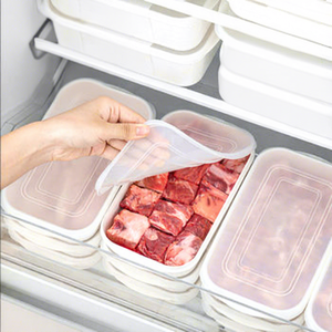 <span class=keywords><strong>Caja</strong></span> de <span class=keywords><strong>Almacenamiento</strong></span> de Plástico para Refrigerador, para Carne Congelada, Preparación de Alimentos para una Semana, Conservación de Alimentos, Embalaje Especial de Grado Alimenticio - Product Image 2