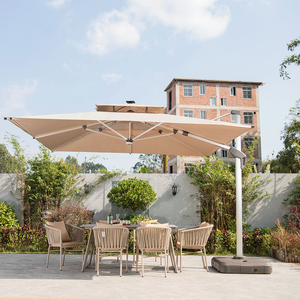 Disponibile <span class=keywords><strong>Logo</strong></span> stampato solare giardino parasole Cantilever con luce per giardino esterno ombrellone & basi - Product Image 4