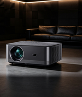 Projecteur intelligent HTP H80 Full HD 1080p, nouveau design, home cinéma, vidéo, film, LCD LED, stéréo HIFI, compatible 3D