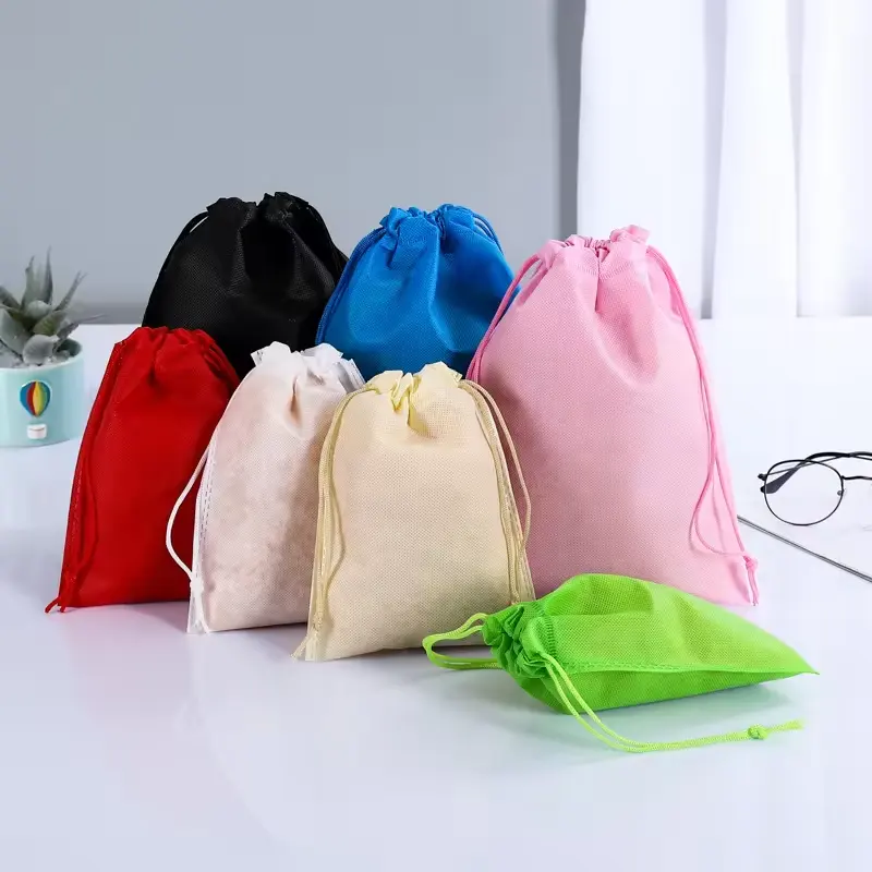 حقائب بغطاء من الأتربة صغيرة قابلة لإعادة التدوير مطبوع عليها شعار مخصص حقيبة برباط غير منسوجة