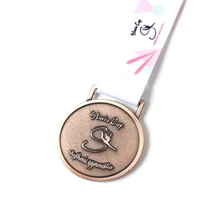 Coin Medal Maker Handball Gymnastics Gold Silver Bronze Awards Athletic Sport Medal