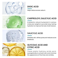 Sérum anti-âge et anti-imperfections CLOVERRENA, acide salicylique, 30 ml, liquide hydratant, blanchissant, traitement de l'acné