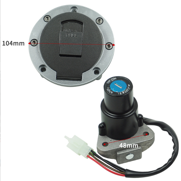 TZR125 TZM150 TZR150 TDM850 Замок зажигания мотоцикла крышка топливного бака комплект ключей Универсальный