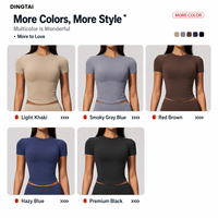 Ensemble de yoga respirant sans coutures grande taille pour femme : haut à manches courtes et short de sport taille haute sculptant et amincissant à séchage rapide
