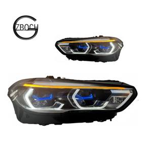 X5 <span class=keywords><strong>X6</strong></span> fari per <span class=keywords><strong>BMW</strong></span> X5 <span class=keywords><strong>X6</strong></span> F15 <span class=keywords><strong>F16</strong></span> vecchio per nuovo a G05 G06 F95 F96 fari Laser blu luce frontale - Product Image 3