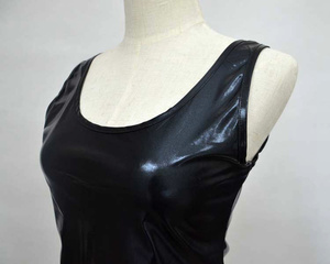 Plus Size Sexy <strong>PVC</strong> Wet Look Leather <strong>Dresses</strong> Women Bodycon Leather <strong>Black</strong> Club Mini <strong>Dress</strong> - Product Image 6