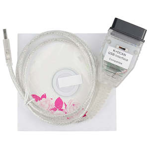 OBD2 kabel USB untuk Inpa <span class=keywords><strong>bmw</strong></span> K + DCAN, alat diagnostik antarmuka USB untuk <span class=keywords><strong>BMW</strong></span> E46 K + CAN K CAN FTDI FT232 Chip OBD2 pemindai - Product Image 1