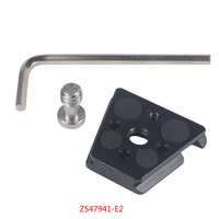 FEICHAO Placa de sujeción de liberación rápida con tornillo de 1/4 pulgadas, adaptador de montaje V-Lock para cámara, trípode, monitor de campo, luz LED, SLR, DSLR, gimbal