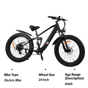 Bicicleta Eléctrica <span class=keywords><strong>Trek</strong></span> con Motor sin Escobillas de Alta Velocidad de 10 Ah, 48 V y 500 W, Cuadro de Bicicleta Retro para <span class=keywords><strong>Gravel</strong></span>, Bicicleta Lowrider - Product Image 3