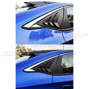 For Honda Civic 11th Generation 2022+ Car Rear Triangle <b>Window</b> Shark Cheek Trim Rear Side <b>Vent</b> <b>Window</b> Trim Cover Modification - Product Image 5