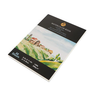 Sentao marque usine imprimé carnet de croquis couverture souple coloré aquarelle blanc personnalisé artiste carnet de croquis - Product Image 4