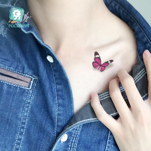 88 Diversi Adesivi Temporanei di Bellezza e Moda con Fiori di Rosa e Farfalle per Tatuaggi sulla Schiena per Ragazze e Donne - Product Image 4